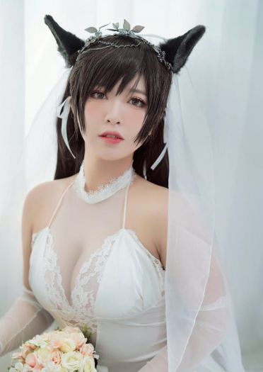 碧蓝航线 爱宕犬 婚纱