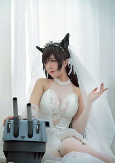 碧蓝航线 爱宕犬 婚纱