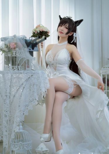 碧蓝航线 爱宕犬 婚纱