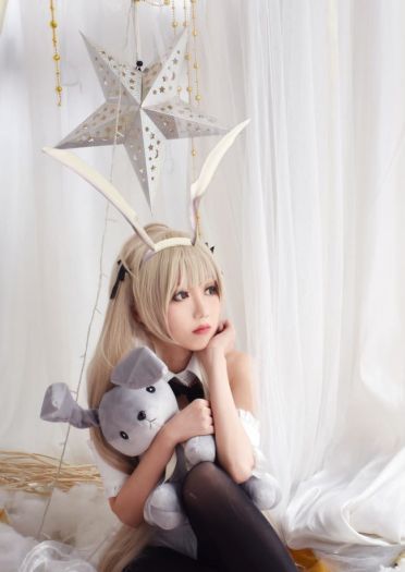 穹妹兔女郎cos CN:牛拜拜拜 缘之空春日野穹