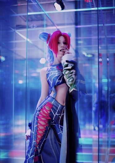 jojo的奇妙冒险 空条徐伦 cosplay图片