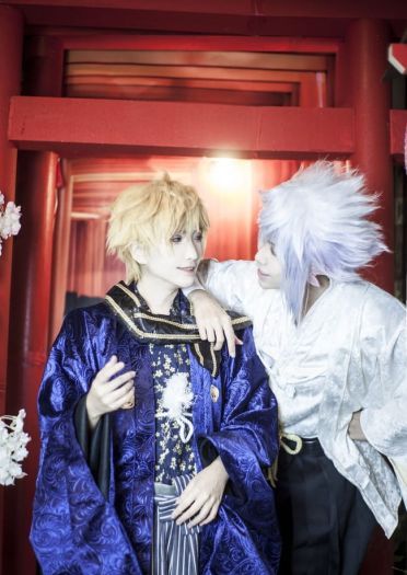 新年快乐！Fate/Grand Order 亚瑟&梅林 cosplay图片