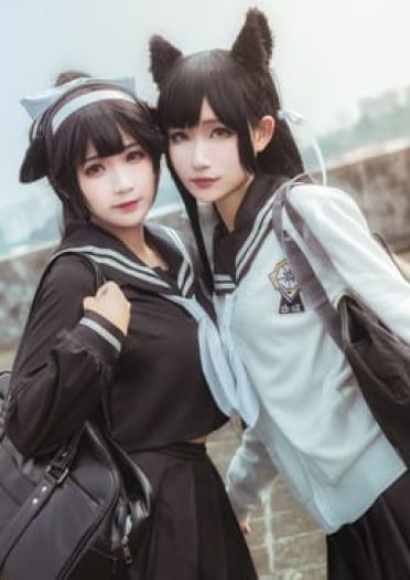 碧蓝航线「学园幻想曲」犬&獒 cosplay图片