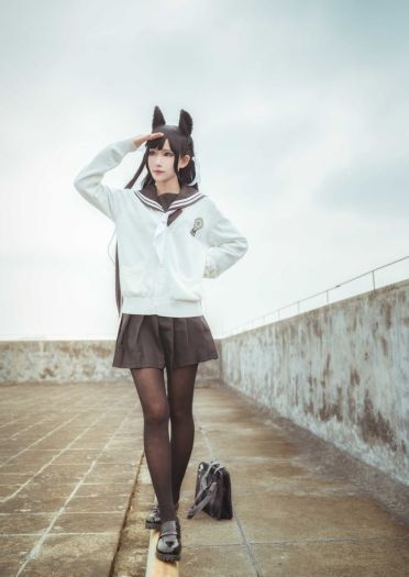 碧蓝航线「学园幻想曲」犬&獒 cosplay图片