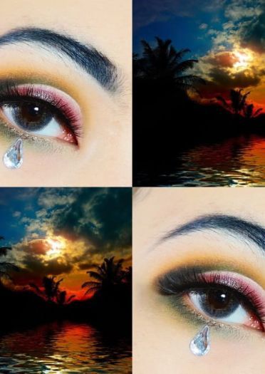 【化妆教程】CUT CREASE教程