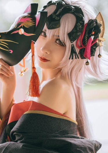 花魁黑贞 cosplay 场照
