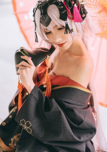 花魁黑贞 cosplay 场照
