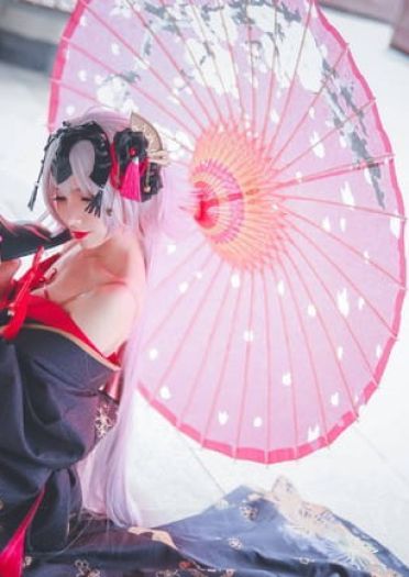 花魁黑贞 cosplay 场照