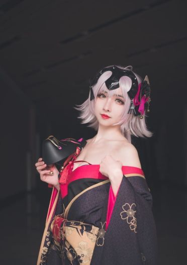 花魁黑贞 cosplay 场照