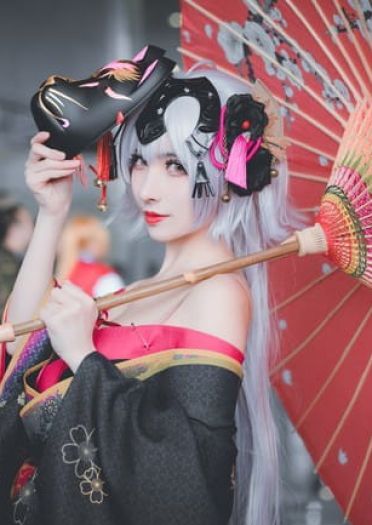 花魁黑贞 cosplay 场照