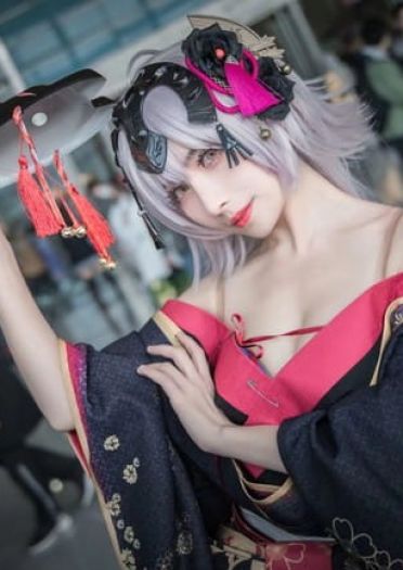 花魁黑贞 cosplay 场照