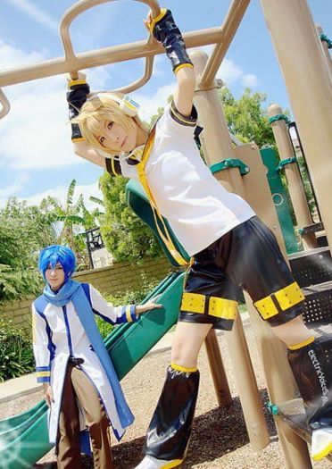 【COS】镜音连与Kaito的冰蕉一日遊