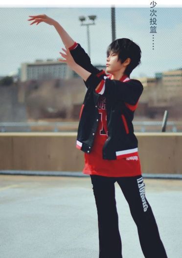 灌篮高手cos流川枫 教练我想要小伙伴