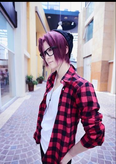【COS】【free!】松冈凛 第二季私服+眼镜设定