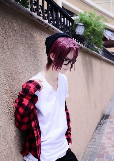【COS】【free!】松冈凛 第二季私服+眼镜设定