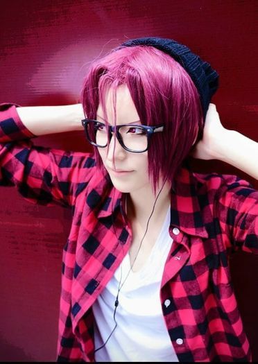 【COS】【free!】松冈凛 第二季私服+眼镜设定