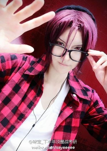 【COS】【free!】松冈凛 第二季私服+眼镜设定