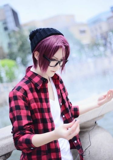 【COS】【free!】松冈凛 第二季私服+眼镜设定