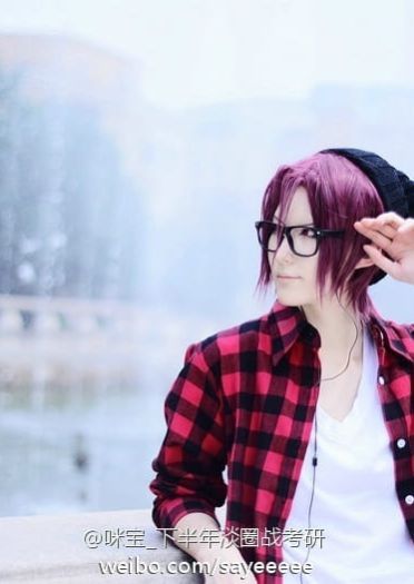 【COS】【free!】松冈凛 第二季私服+眼镜设定
