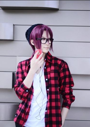 【COS】【free!】松冈凛 第二季私服+眼镜设定