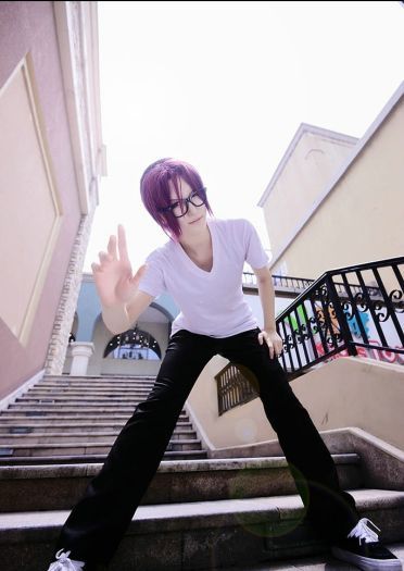 【COS】【free!】松冈凛 第二季私服+眼镜设定