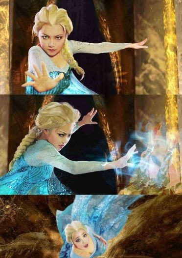 COS正片：冰雪奇缘艾莎 全电影还原向