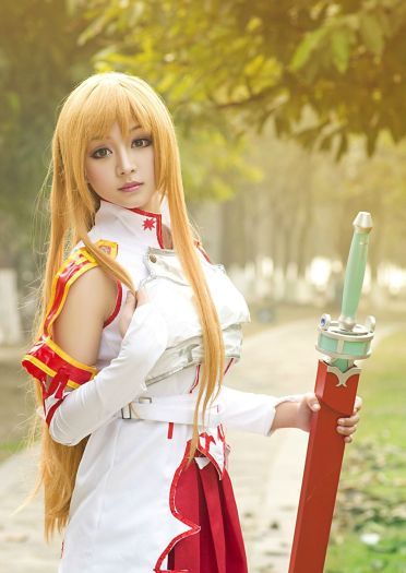 刀剑神域~~亚丝娜~超萌的萝莉coser！