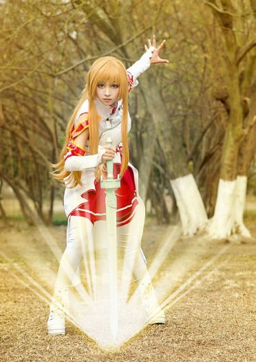 刀剑神域~~亚丝娜~超萌的萝莉coser！