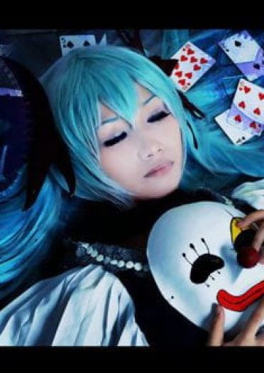 小丑面具初音cos