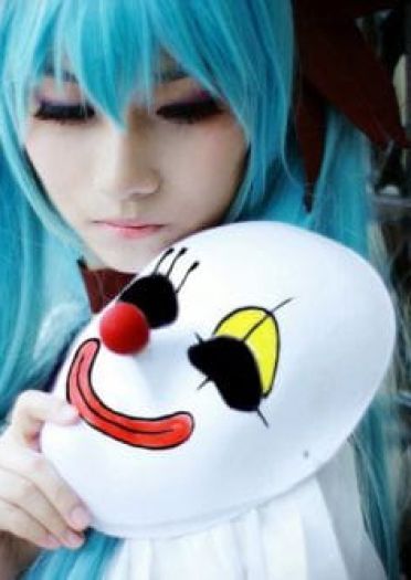 小丑面具初音cos