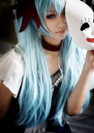 小丑面具初音cos