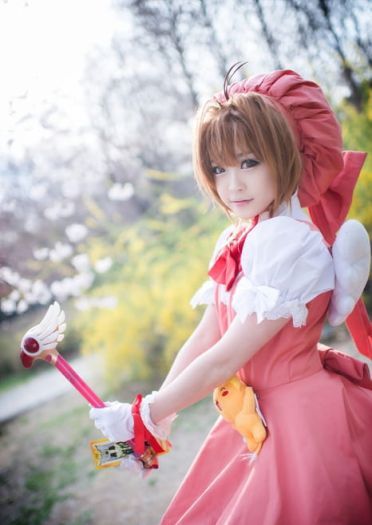 【COS】还原度超高超可爱的木之本樱