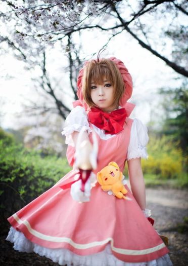 【COS】还原度超高超可爱的木之本樱