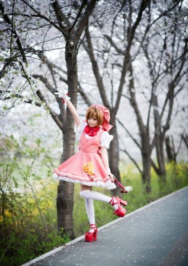 【COS】还原度超高超可爱的木之本樱