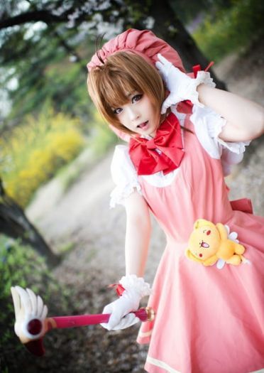 【COS】还原度超高超可爱的木之本樱