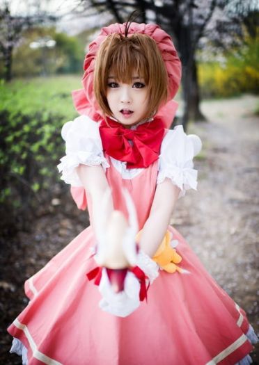 【COS】还原度超高超可爱的木之本樱