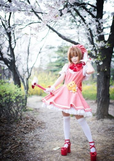【COS】还原度超高超可爱的木之本樱