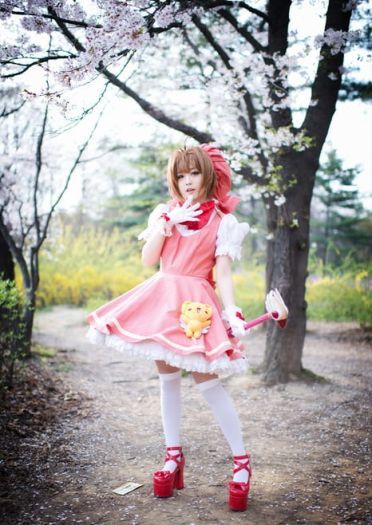 【COS】还原度超高超可爱的木之本樱