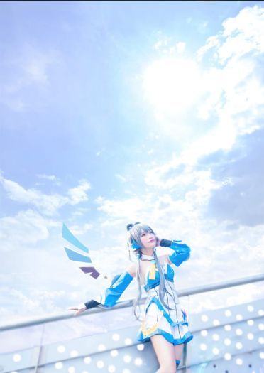 【COS】清凉一夏~蓝色的洛天依(?*?ω?)?