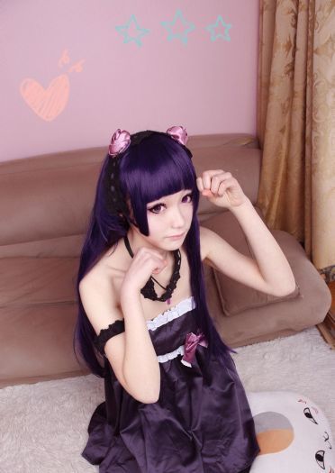 【COS】黑猫酱的清晨（睡衣+黑裙ver.）