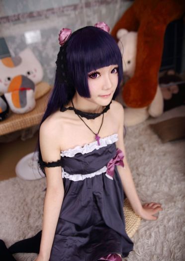 【COS】黑猫酱的清晨（睡衣+黑裙ver.）