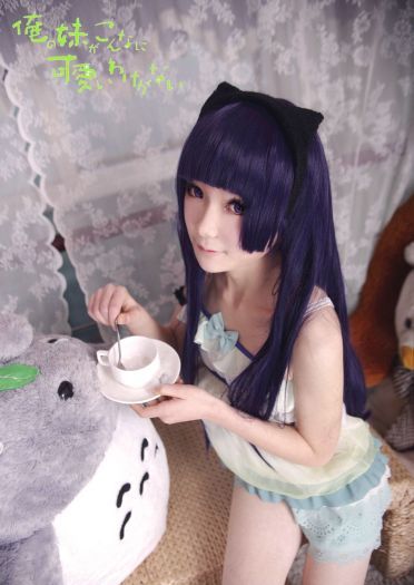 【COS】黑猫酱的清晨（睡衣+黑裙ver.）