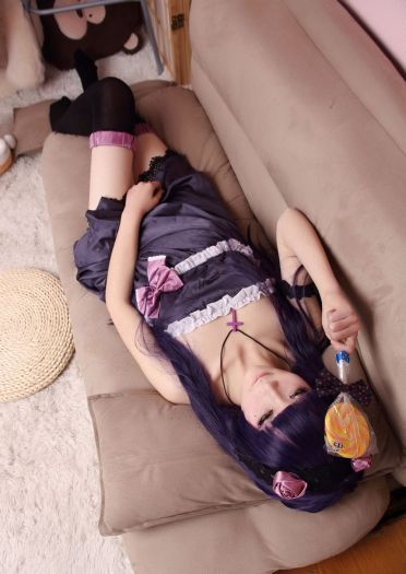 【COS】黑猫酱的清晨（睡衣+黑裙ver.）