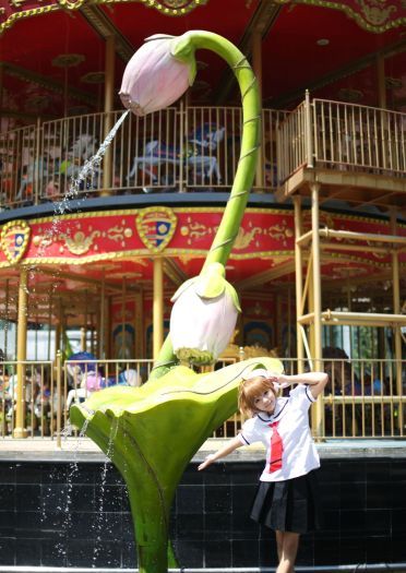 【COS】夏の游乐园-魔卡少女樱