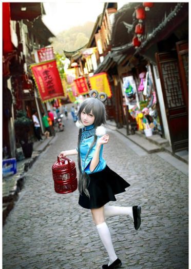 【COS】vocaloid-china#芝麻糊天依#