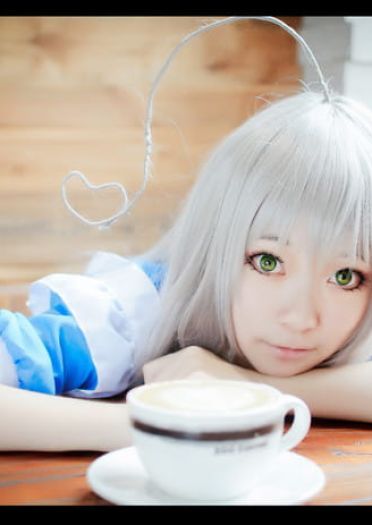 【COS】===潜行吧！奈亚子===蓝白女仆ver.