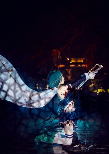 【COS】魔法少女小圆 美树沙耶加