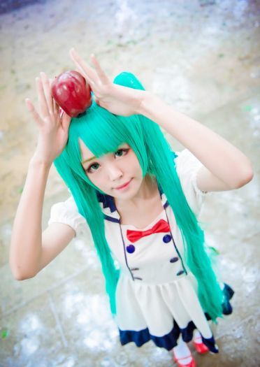 【COS】初音miku诞辰大礼包之超美初音白雪公主