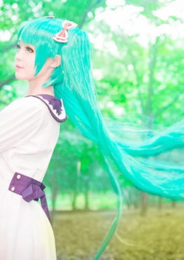 【COS】初音miku诞辰大礼包之超美初音白雪公主