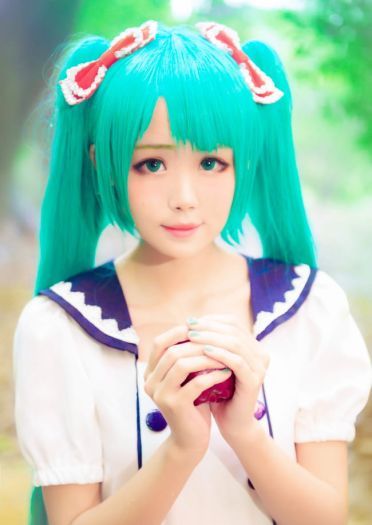 【COS】初音miku诞辰大礼包之超美初音白雪公主